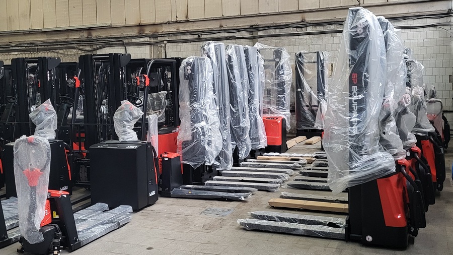 Тест-драйв складской техники на нашем складе в Назрани