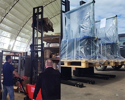 Тест-драйв складской техники на нашем складе в Назрани